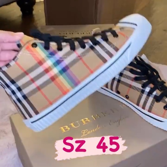 burberry rainbow sneaker